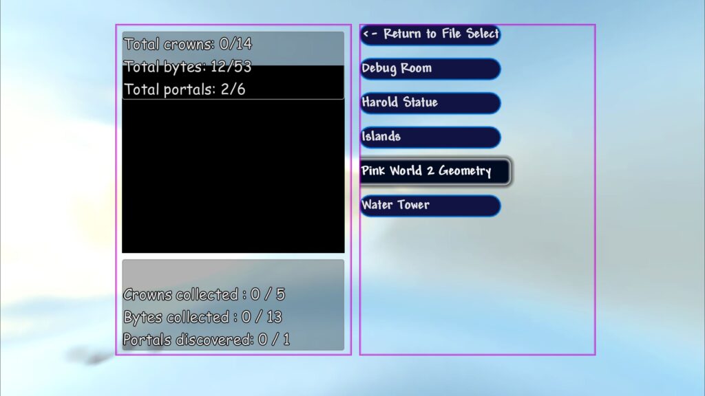 Walk save files with pink world 2